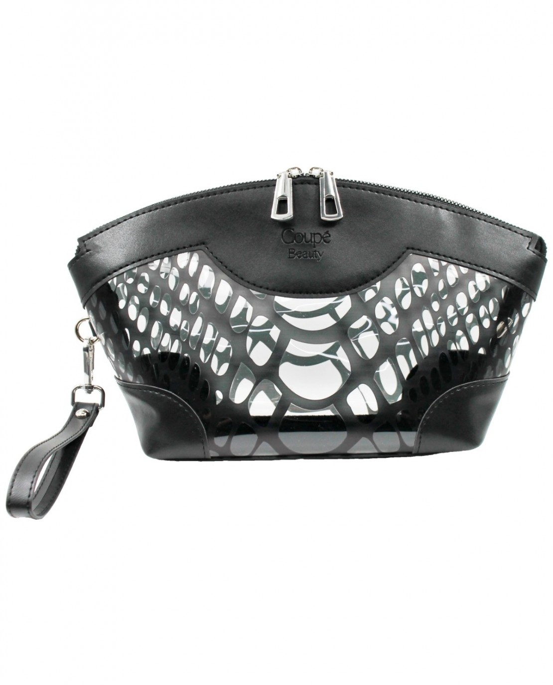 Coupe Leather Bianca Makyaj Çantası, Ayna Hediyeli Coupé Leather