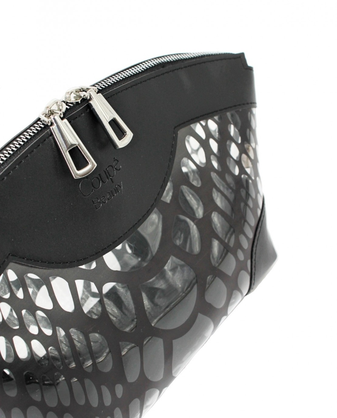 Coupe Leather Bianca Makyaj Çantası, Ayna Hediyeli Coupé Leather