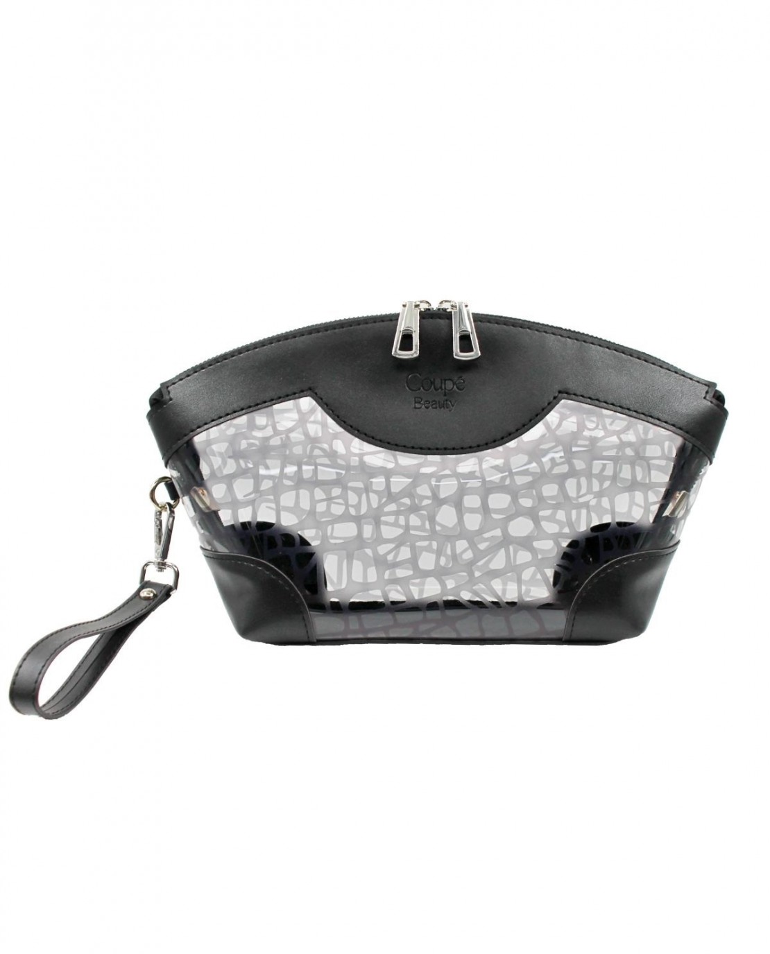 Coupe Leather Bianca Makyaj Çantası, Ayna Hediyeli Coupé Leather