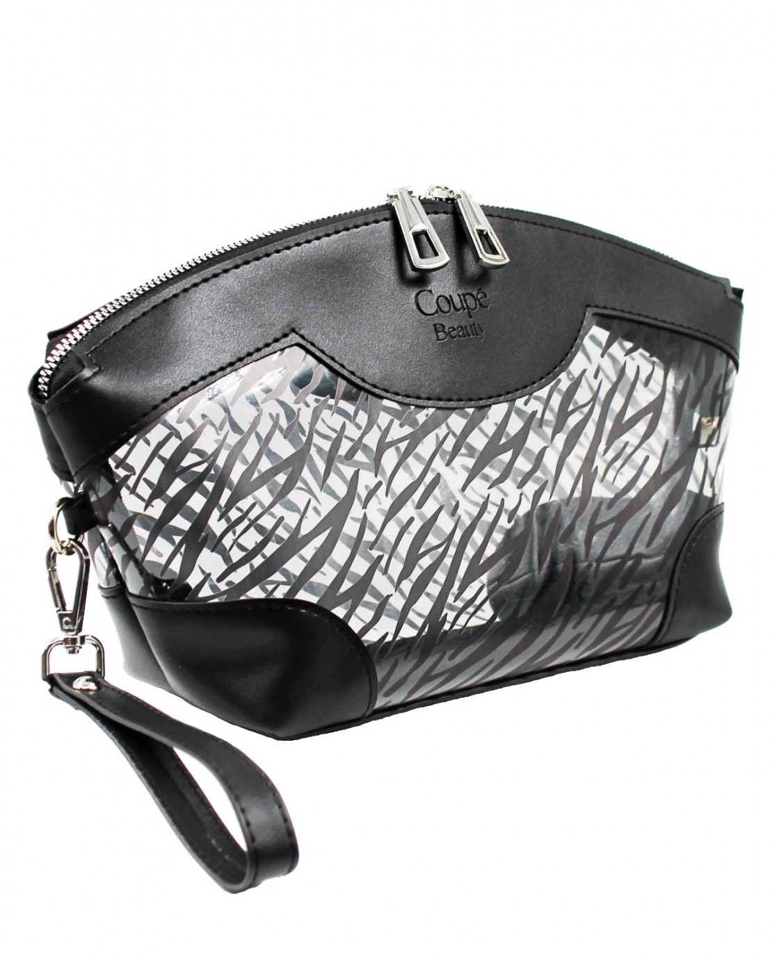 Coupe Leather Bianca Makyaj Çantası, Ayna Hediyeli Coupé Leather