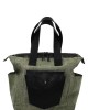 Coupe Leather Canvas Kol Çantası Deri Detaylı Coupé Leather